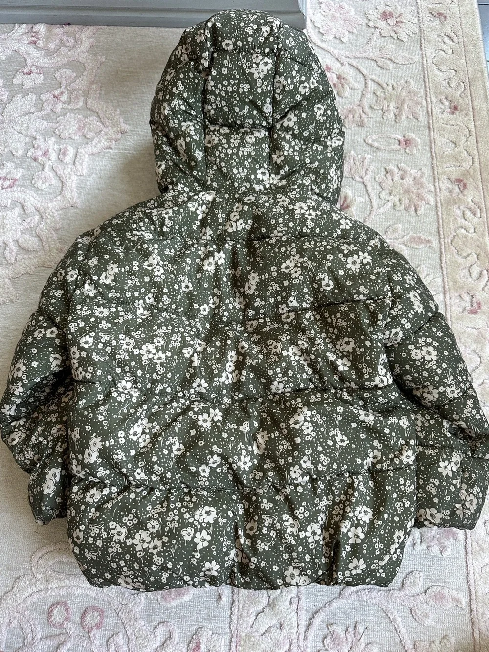 Floral Puffer Coat 6 years